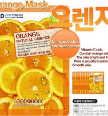 FOODAHOLIC Orange Essence 3D Mask